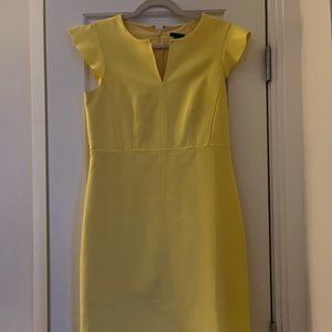 Yellow Loft Flutter Dress